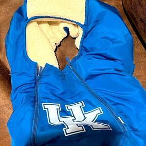 University of Kentucky cozy cover, clothes, socks and pacifiers